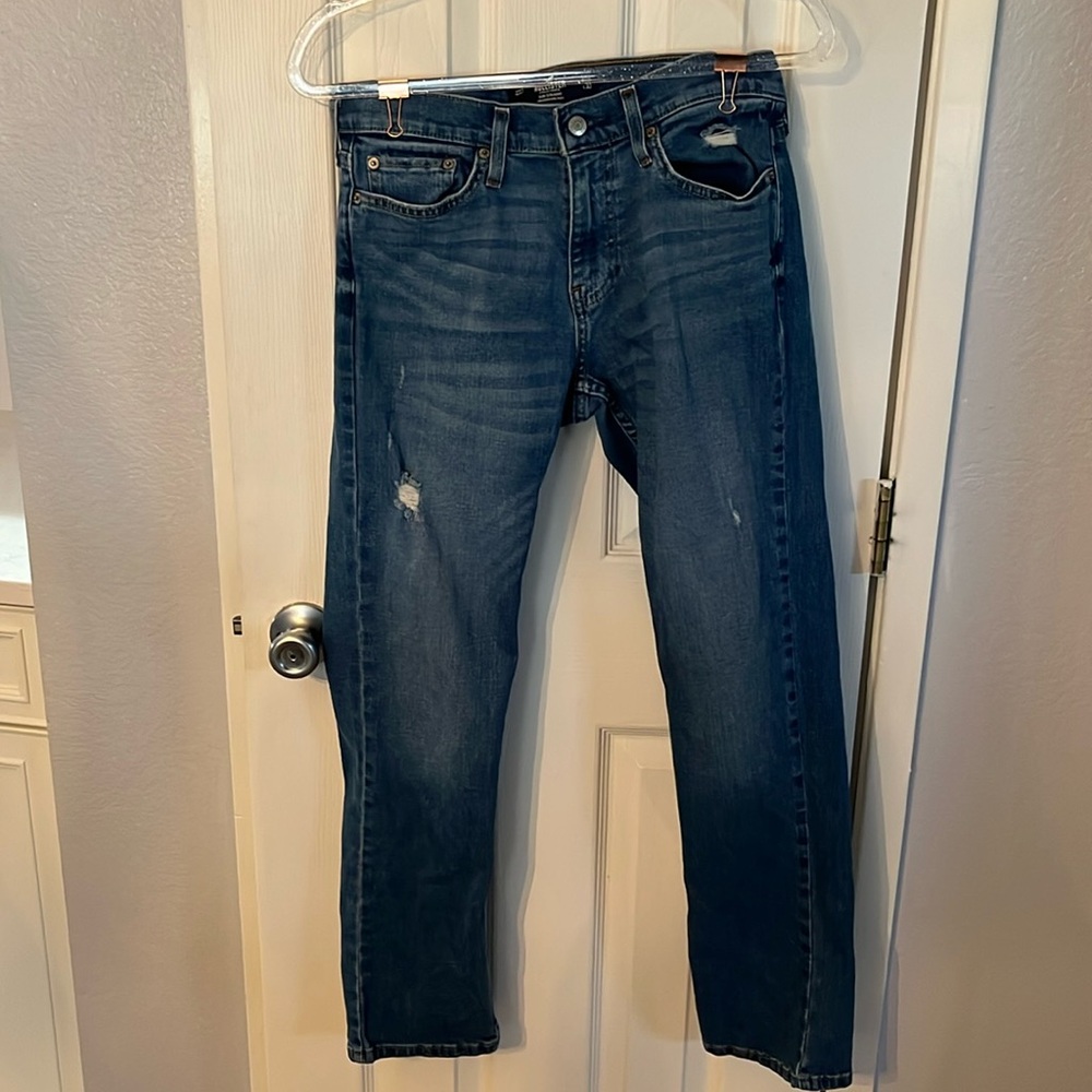 Hollister men’s slim straight blue jeans